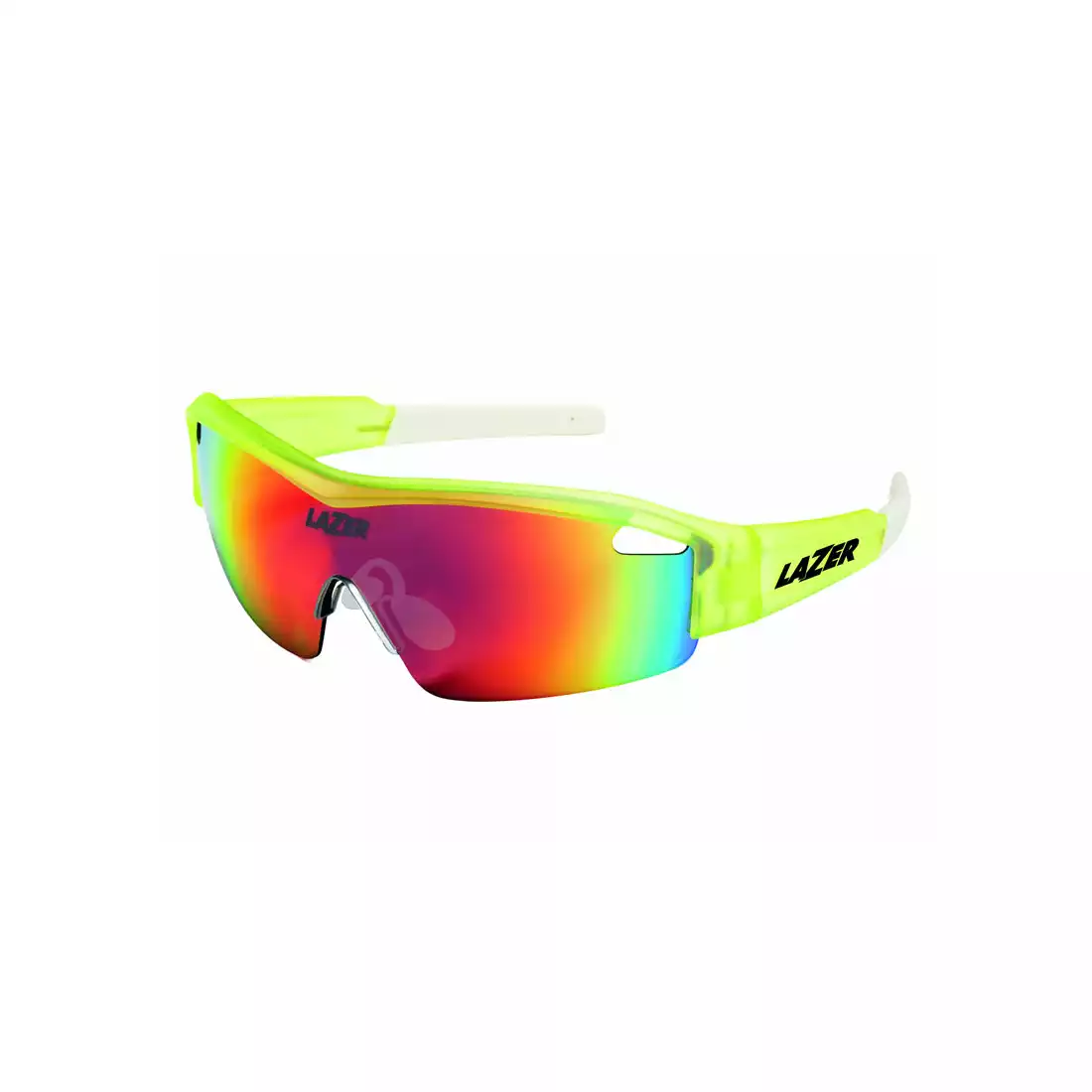 Okulary LAZER SOLID STATE1 Flash Yellow (Smoke-Black Red REVO. Yellow-Blue Mirror. Clear) LZR-OKL-SOLD-FLYELL