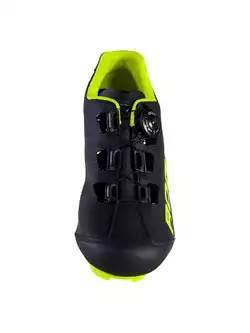 ROGELLI AB-410 szosowe buty rowerowe, czarno-fluorowe