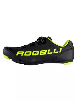 ROGELLI AB-410 szosowe buty rowerowe, czarno-fluorowe