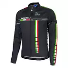 ROGELLI BIKE TEAM - męska bluza rowerowa 001.967, kolor: czarny