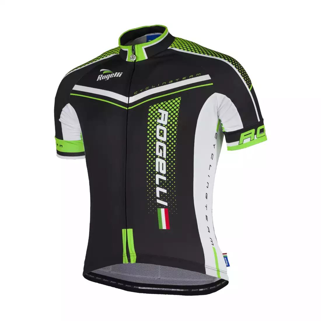 ROGELLI GARA MOSTRO - męska koszulka rowerowa 001.240, czarno-zielona