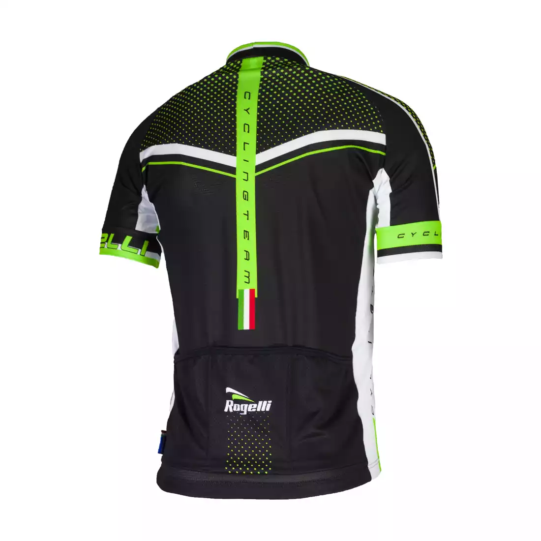 ROGELLI GARA MOSTRO - męska koszulka rowerowa 001.240, czarno-zielona