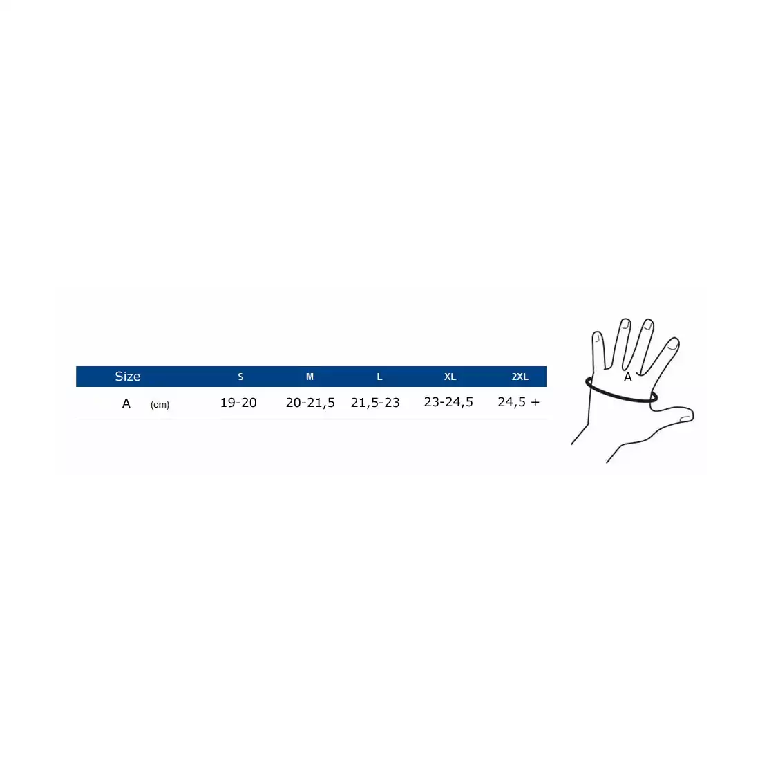 ROGELLI LAVAL cienkie rękawiczki sportowe, membrana 006.104 fluor