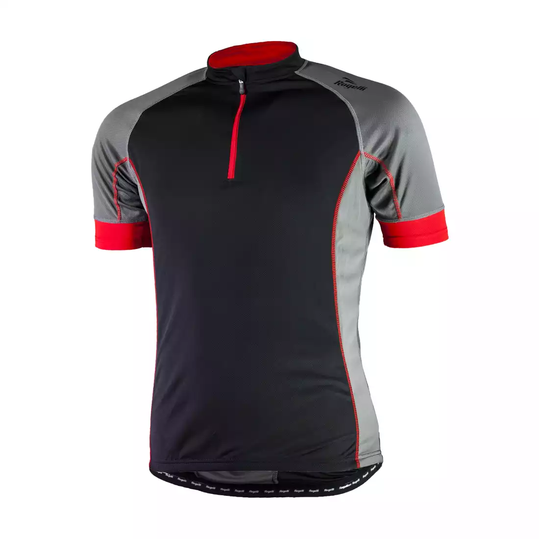 ROGELLI MANTUA - męska koszulka rowerowa 001.062, czarno-czerwona