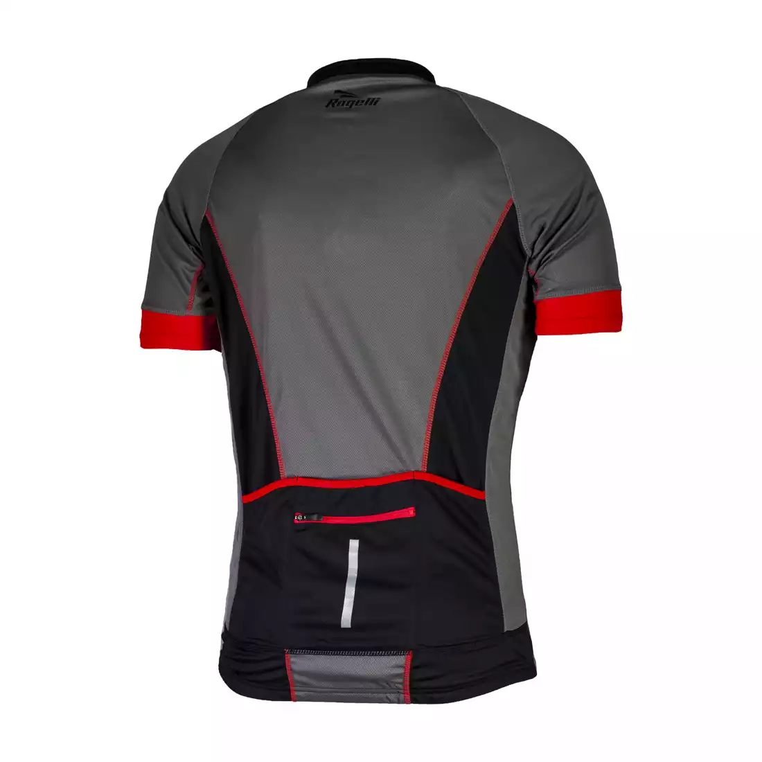 ROGELLI MANTUA - męska koszulka rowerowa 001.062, czarno-czerwona