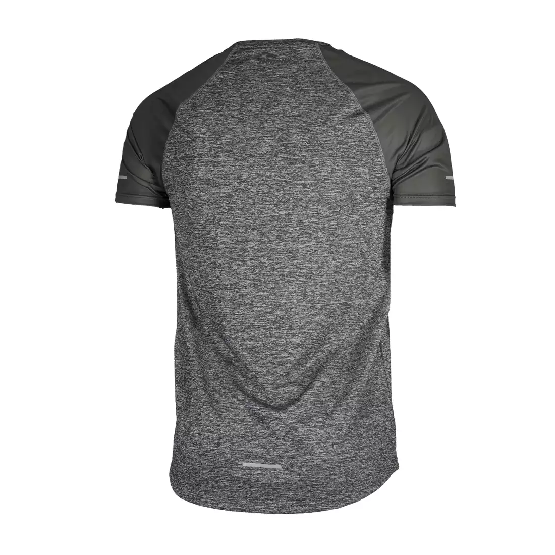 ROGELLI RUN BALATON 830.237 - męska koszulka do biegania, kolor: szaro-fluorowy