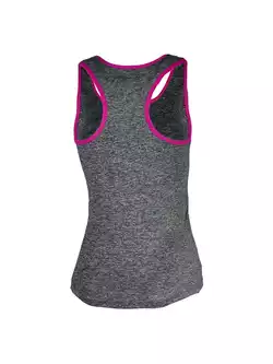ROGELLI RUN SALIMA 840.263 damska koszulka/ top do biegania, kolor:szaro-różowy