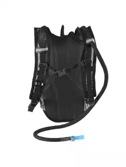TENN OUTDOORS DRENCH plecak rowerowy z bukłakiem 1.5 L black/white