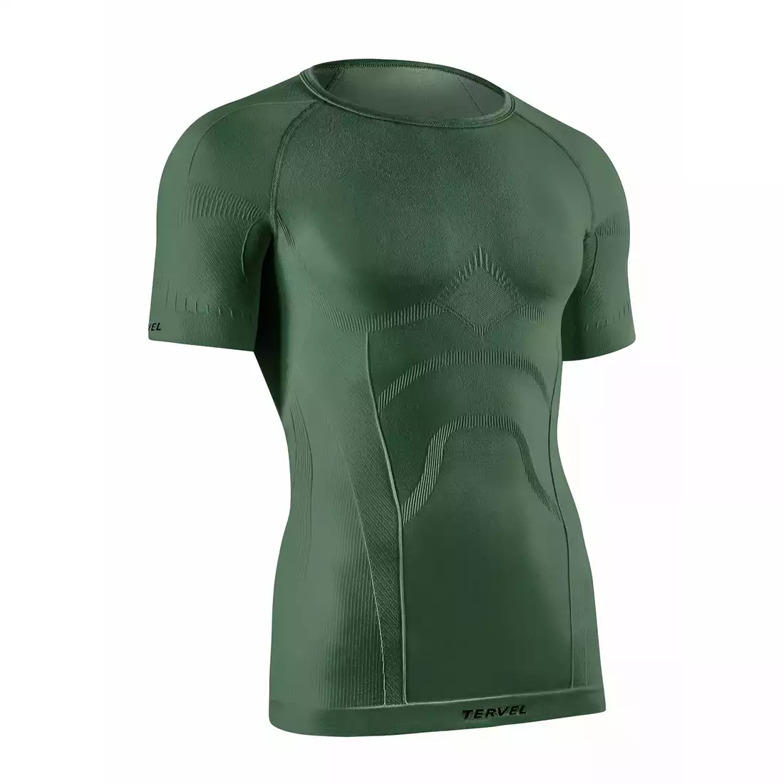 TERVEL COMFORTLINE 1102 - męska koszulka termoaktywna, krótki rękaw, kolor: Military (zielony)