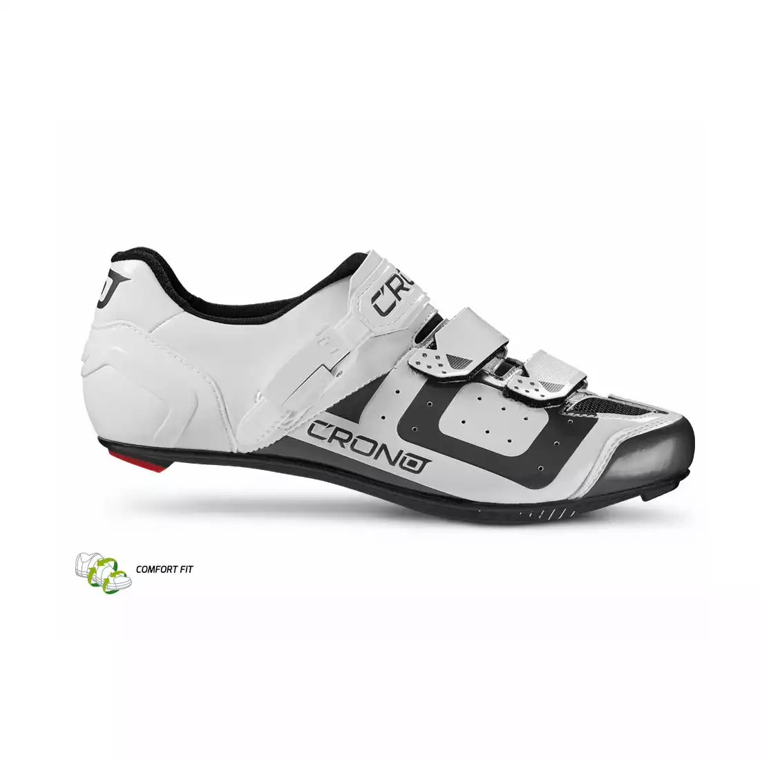 CRONO CR3 nylon - szosowe buty rowerowe, białe