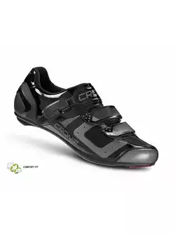 CRONO CR3 nylon - szosowe buty rowerowe, czarne 