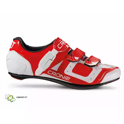 CRONO CR3 nylon - szosowe buty rowerowe, czerwone
