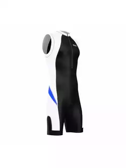 FDX 1030 strój triathlonowy czarno-biało-niebieski