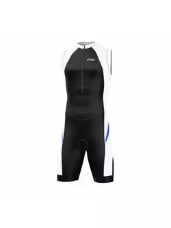 FDX 1030 strój triathlonowy czarno-biało-niebieski