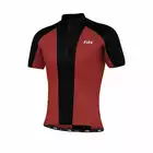 FDX 1080 koszulka rowerowa, czarno-czerwona