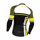 FDX 1220 męska bluza rowerowa czarno-żółta