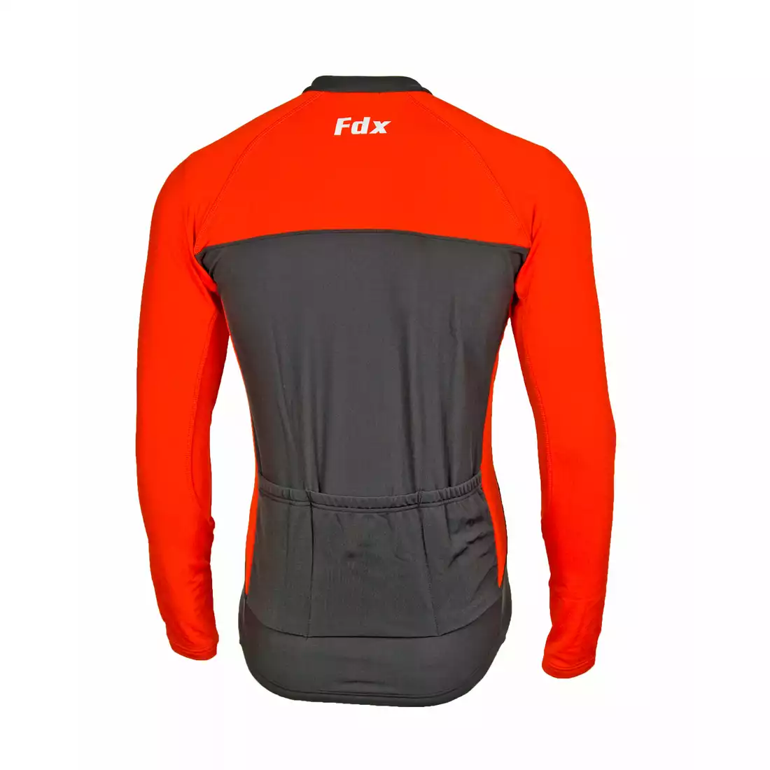FDX 1280 męska bluza rowerowa, czarno-czerwona