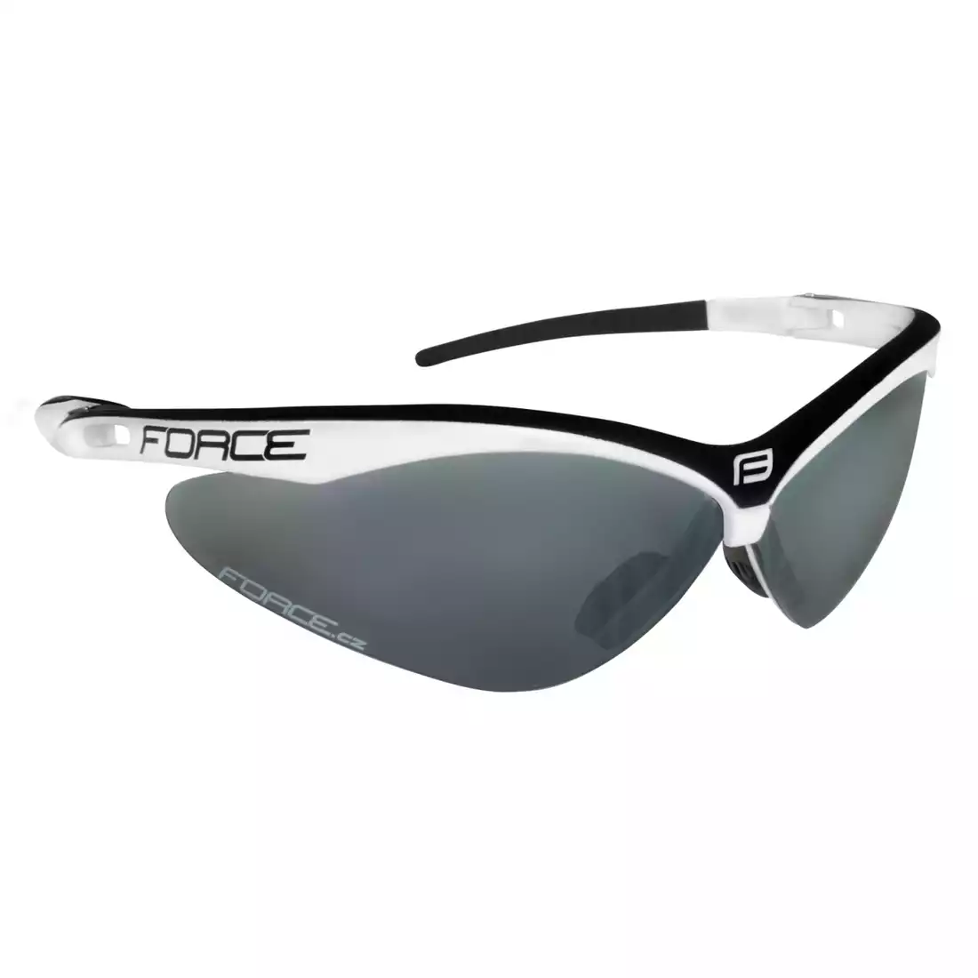 FORCE AIR okulary z wymiennymi szkłami biało-czarne 91041