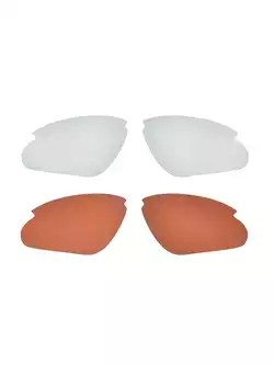 FORCE AIR okulary z wymiennymi szkłami czarno-szare 91040