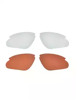 FORCE AIR okulary z wymiennymi szkłami fluor-czarny 91042