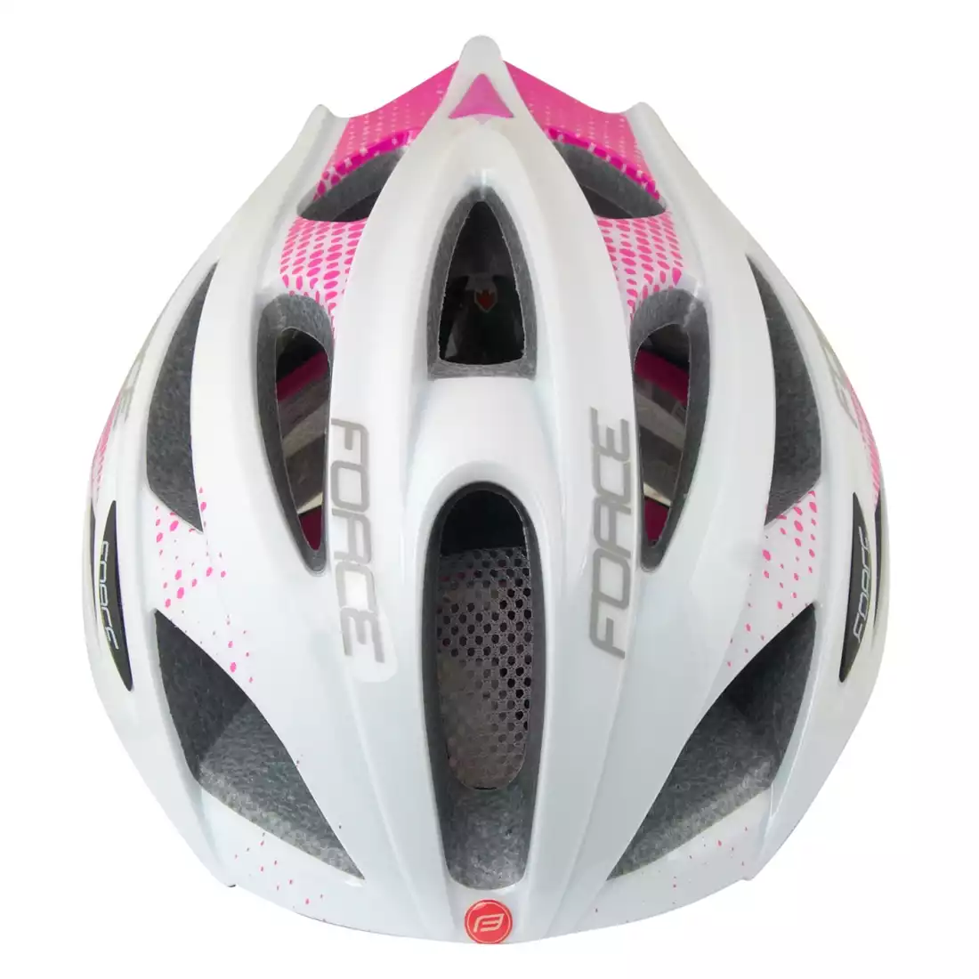 FORCE COBRA damski kask rowerowy 902930 biało-różowy 