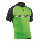 NORTHWAVE ROCKER męska koszulka rowerowa, czarno-zielona