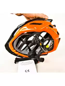 NORTHWAVE STORM kask rowerowy, czarno-pomarańczowy