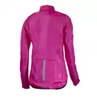 ROGELLI TELLICO damska kurtka rowerowa przeciwdeszczowa, fluor różowy