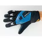SHIMANO WINDSTOPPER zimowe rękawiczki rowerowe, czarny-niebieski ECWGLBWNS25MT