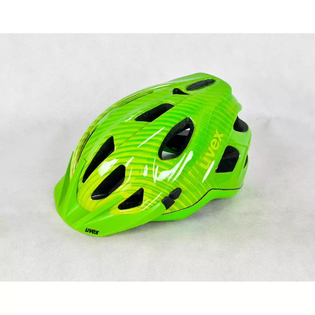 UVEX ADIGE kask rowerowy zielono-cytrynowy