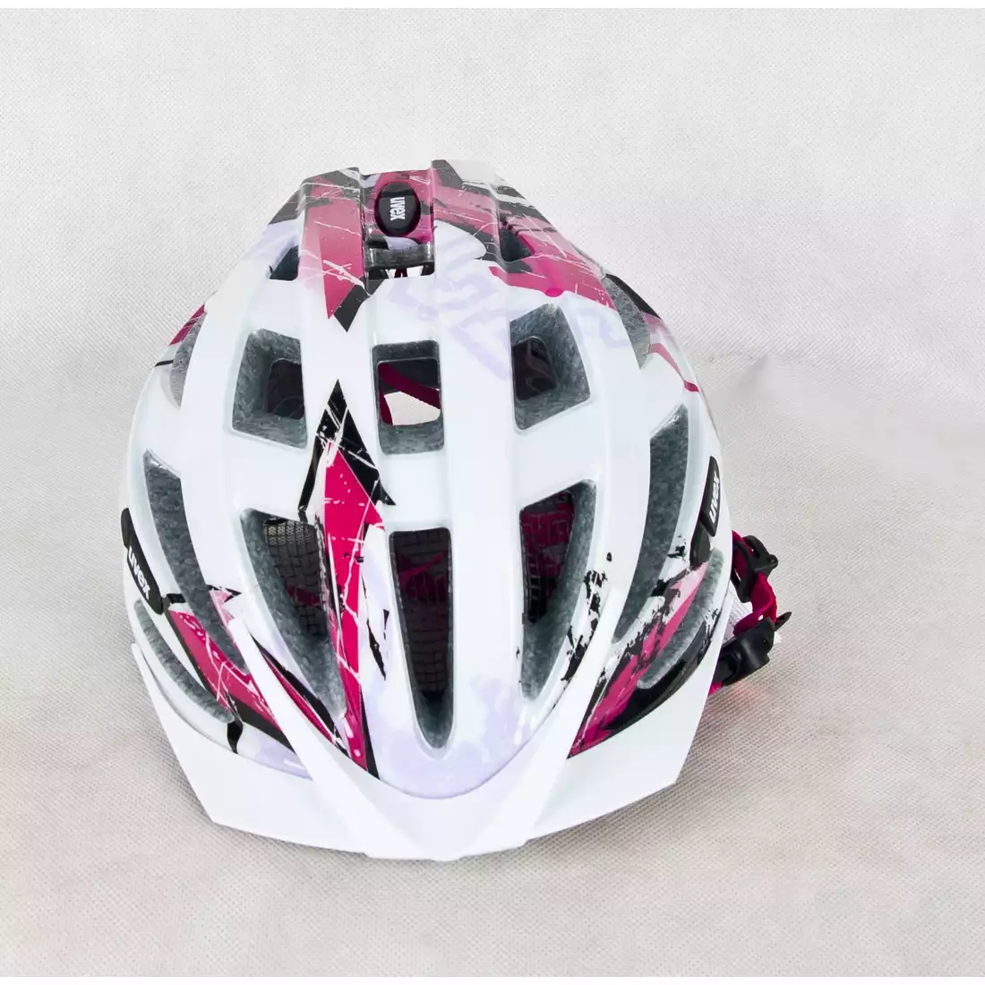 UVEX kask rowerowy  AIR WING, biało-różowy