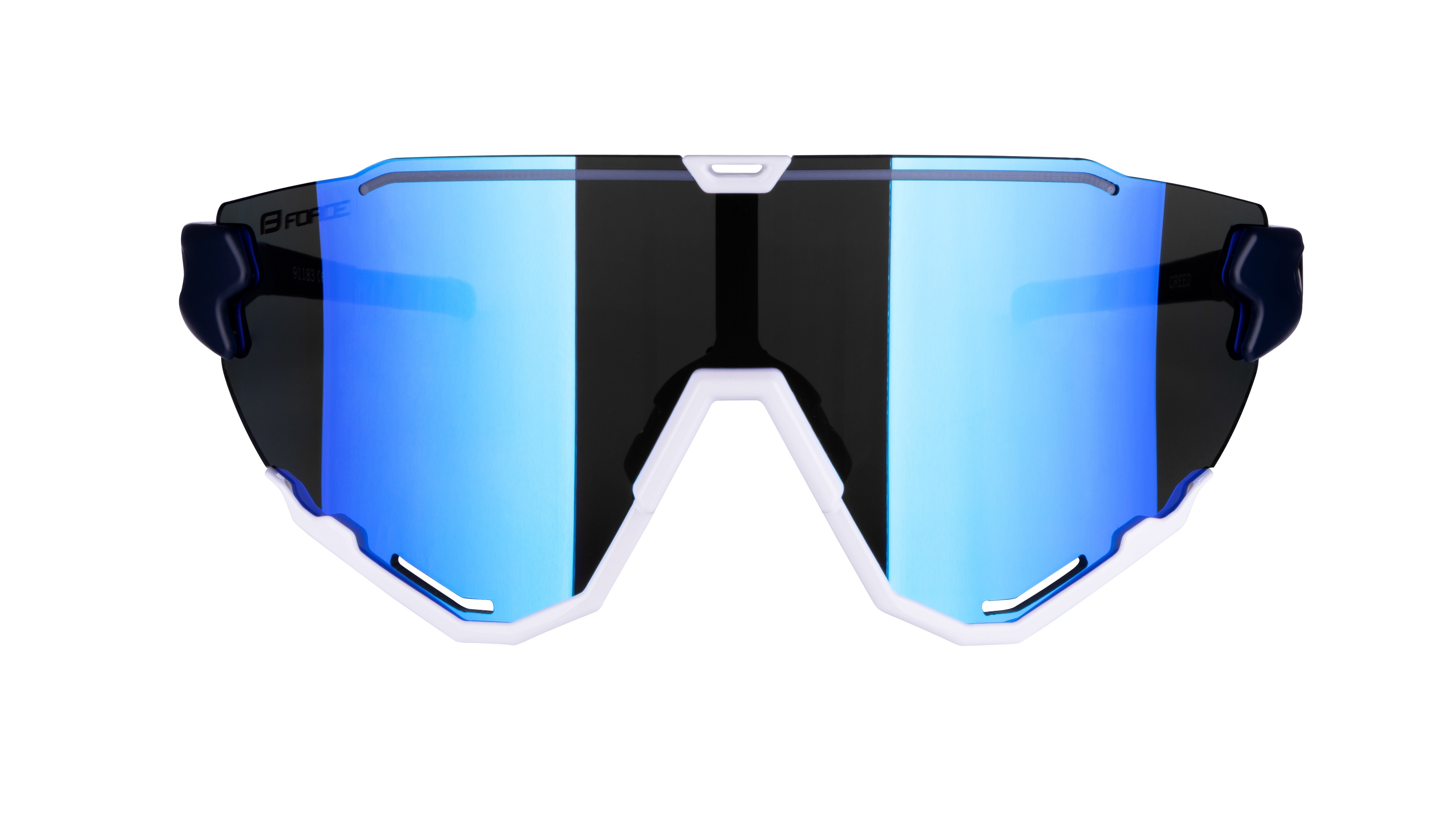 Force okulary rowerowe / sportowe creed niebiesko-białe, 91183